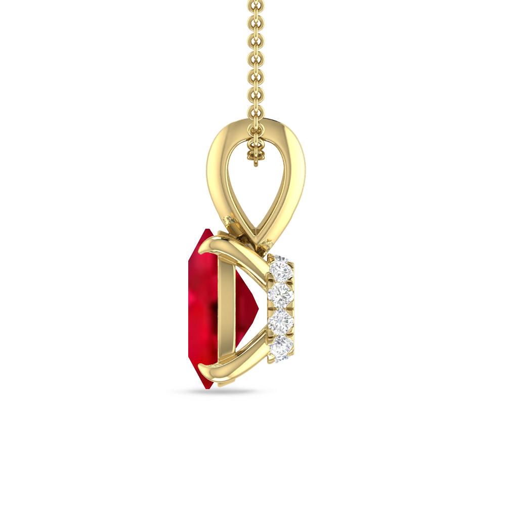 Yellow Gold - Ruby