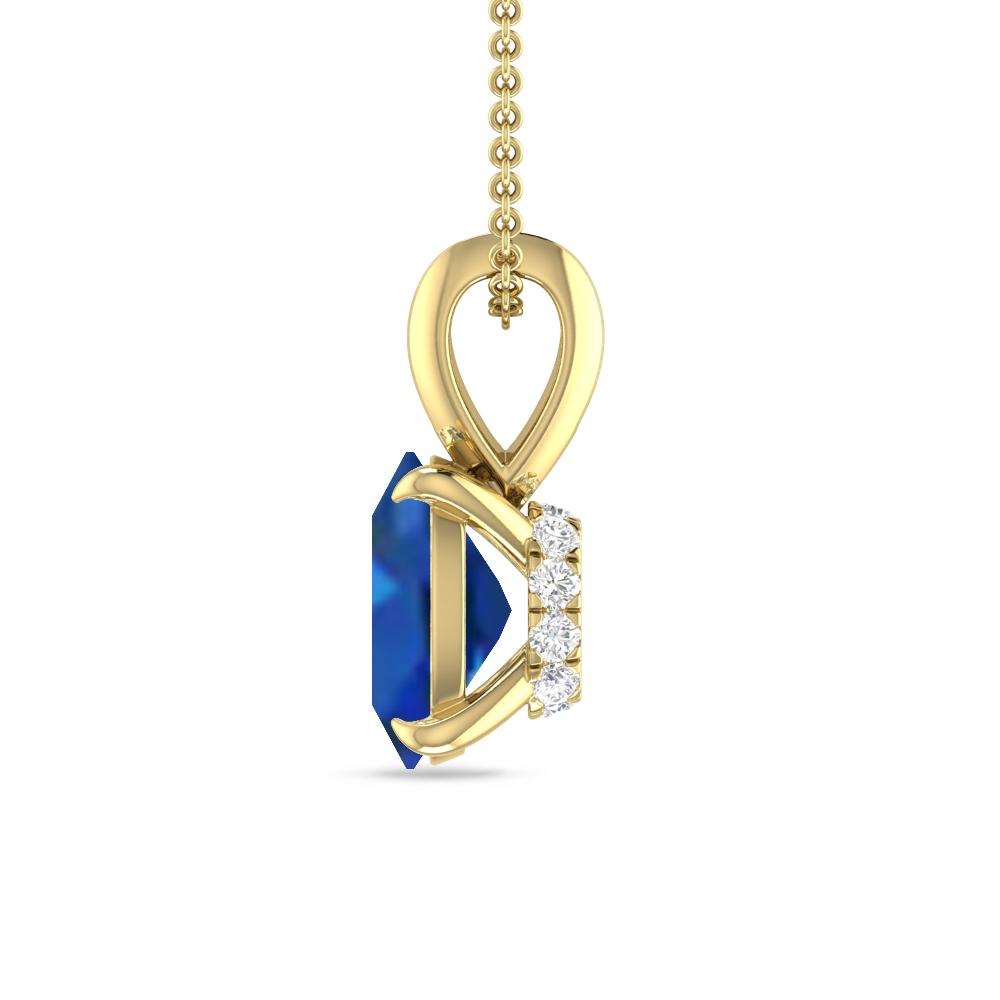 Yellow Gold - Sapphire