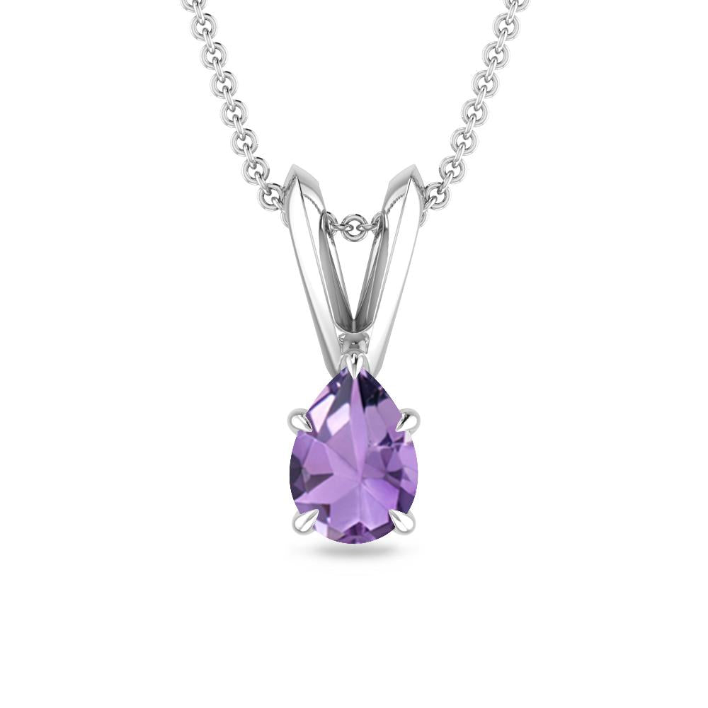 White Gold - Amethyst