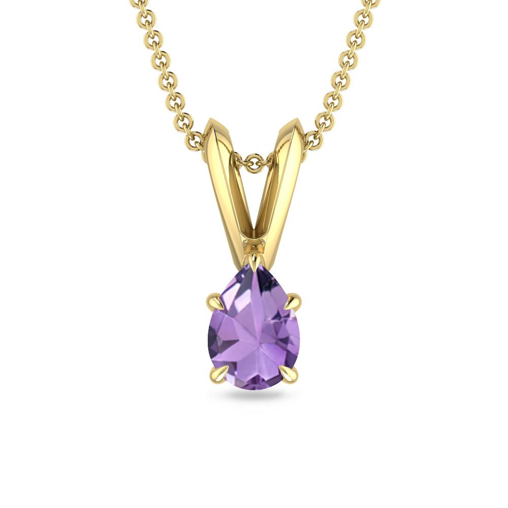 Yellow Gold - Amethyst