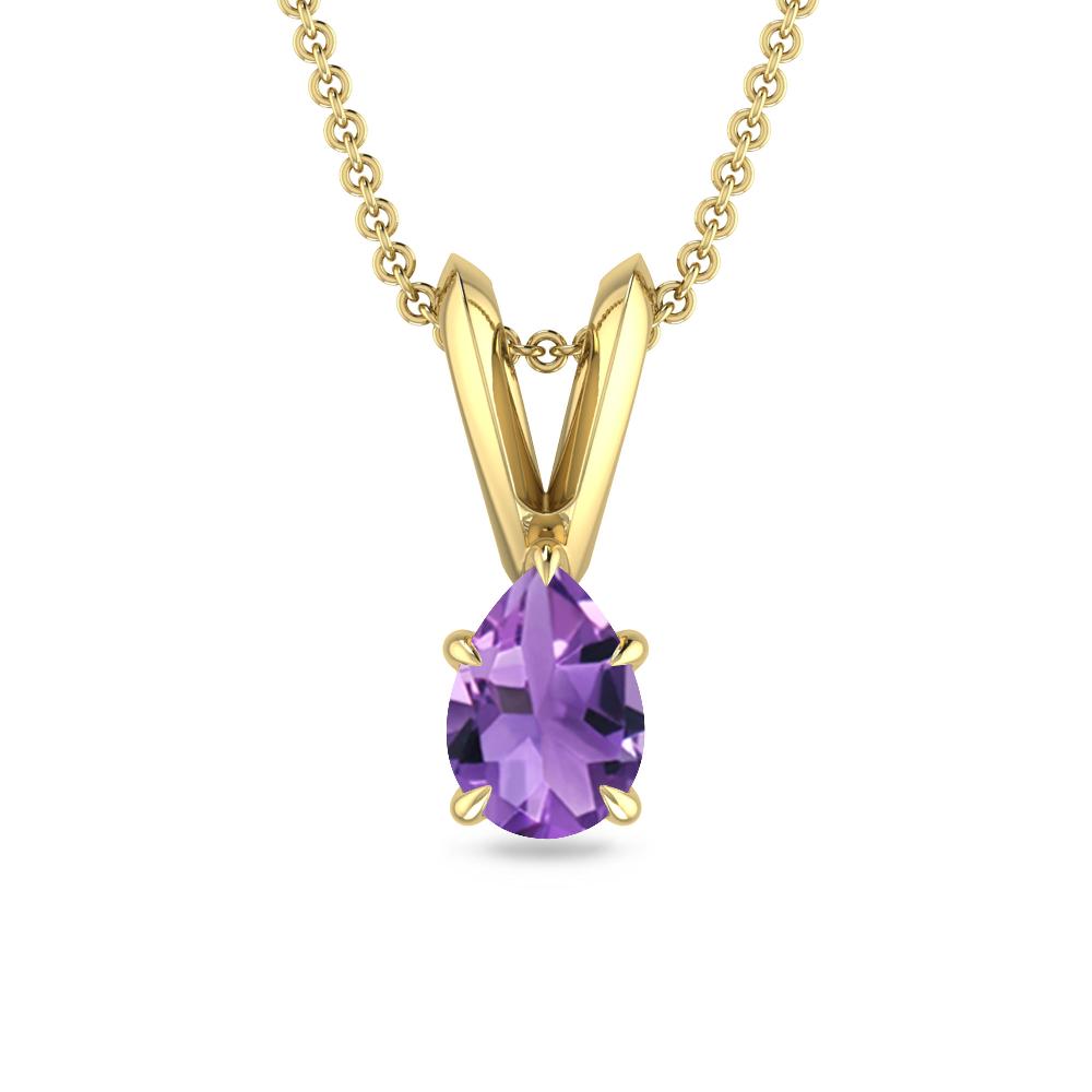 Yellow Gold - Amethyst