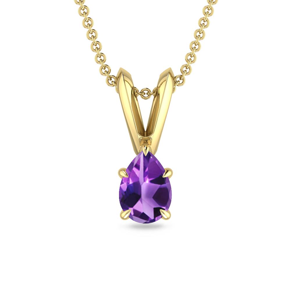 Yellow Gold - Amethyst