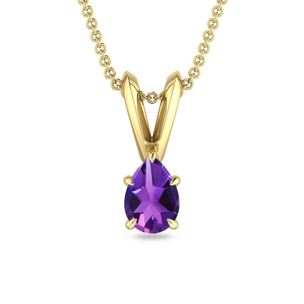 Yellow Gold - Amethyst