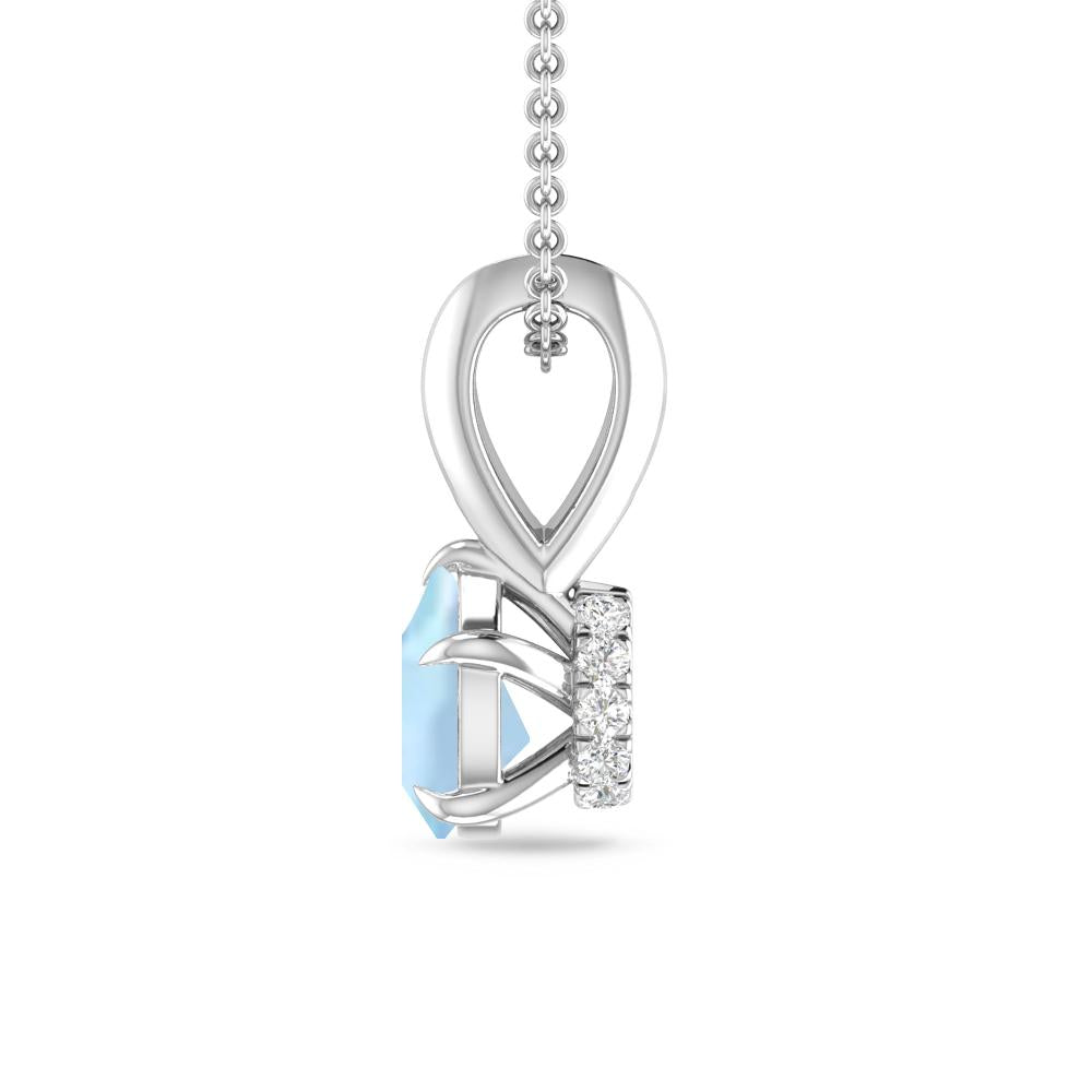 White Gold - Aquamarine