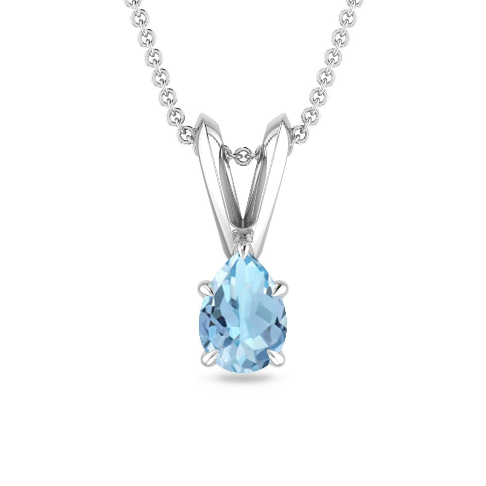 White Gold - Aquamarine