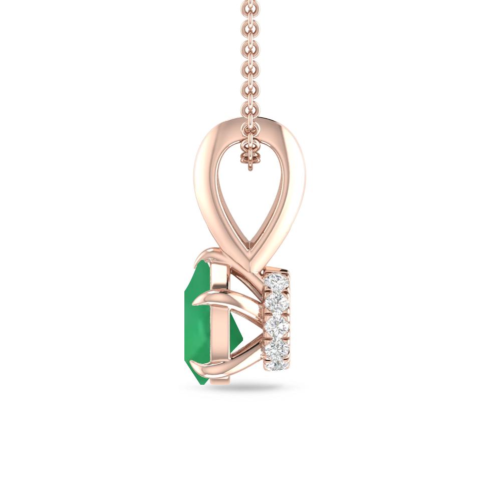 Rose Gold - Emerald