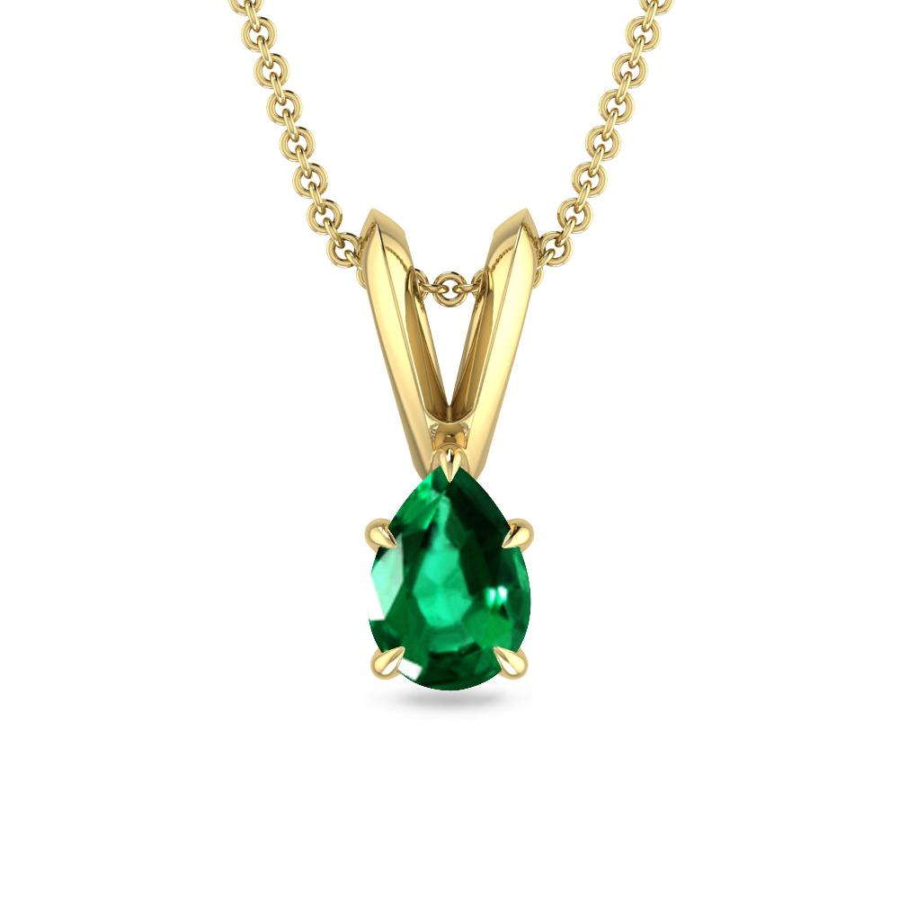 Yellow Gold - Emerald