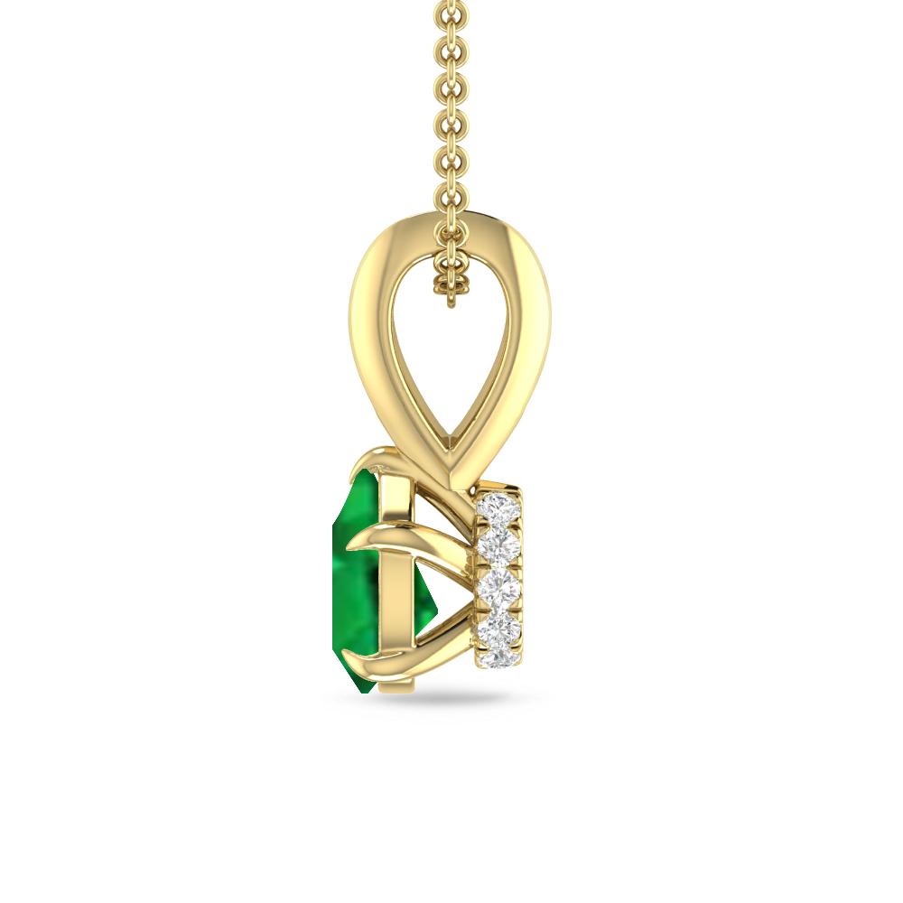 Yellow Gold - Emerald