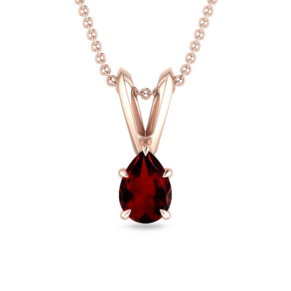 Rose Gold - Garnet