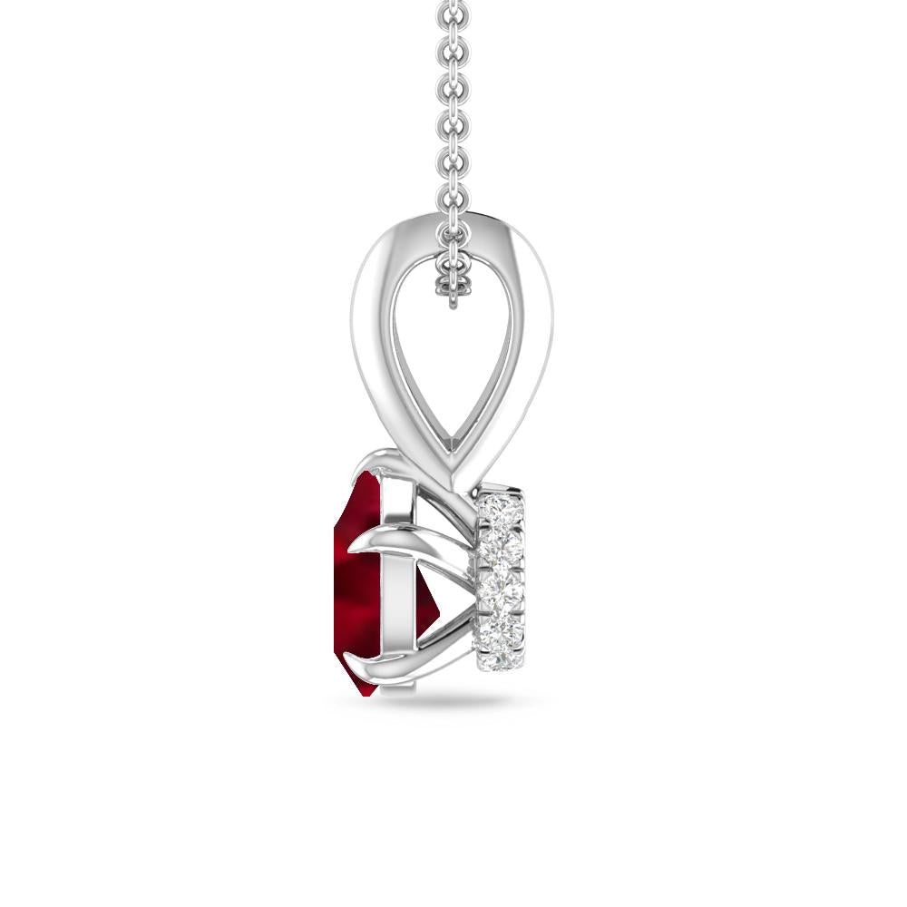 White Gold - Garnet