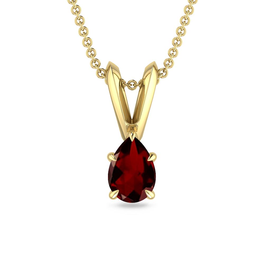 Yellow Gold - Garnet