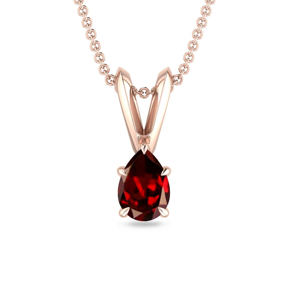 Rose Gold - Garnet