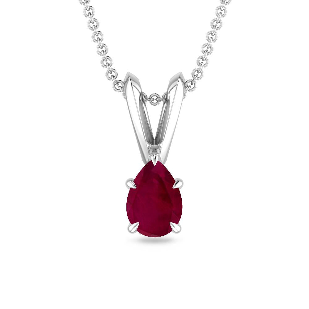 White Gold - Ruby