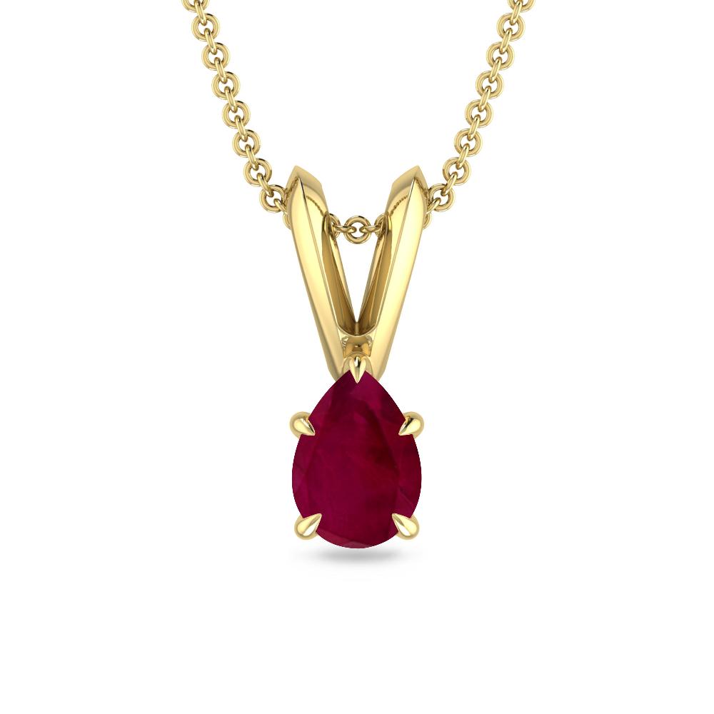 Yellow Gold - Ruby