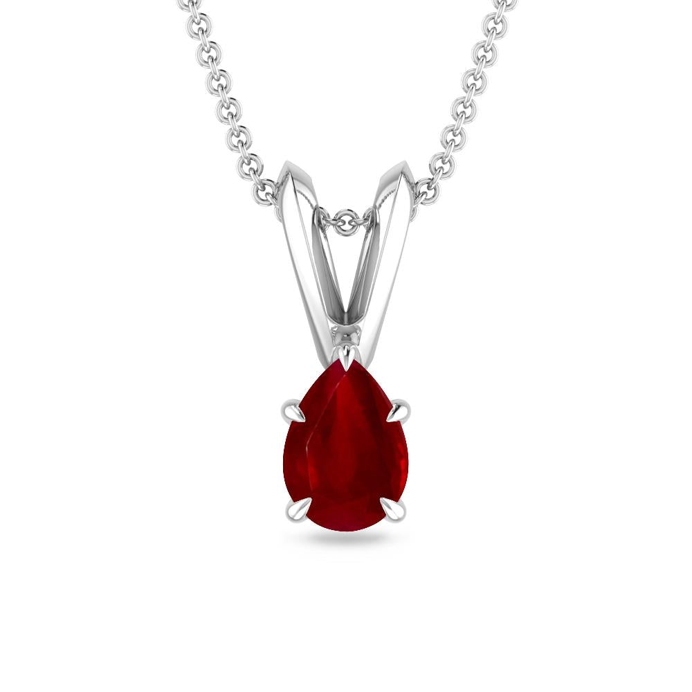 White Gold - Ruby