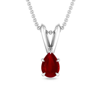 White Gold - Ruby