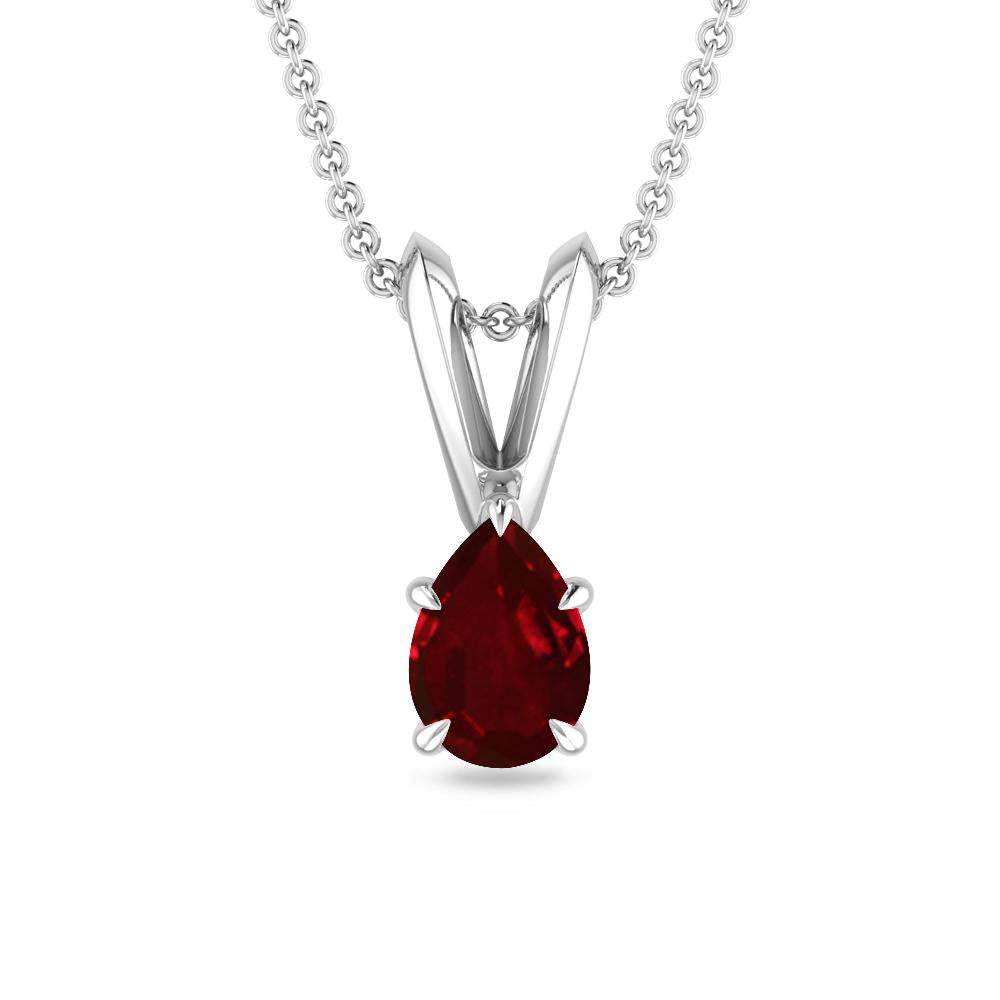 White Gold - Ruby