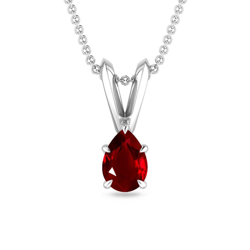 White Gold - Ruby