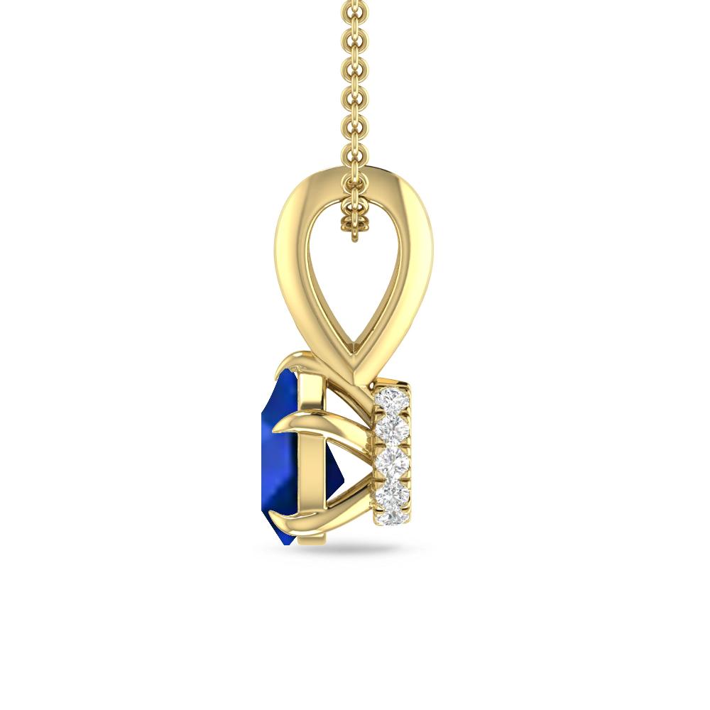 Yellow Gold - Sapphire