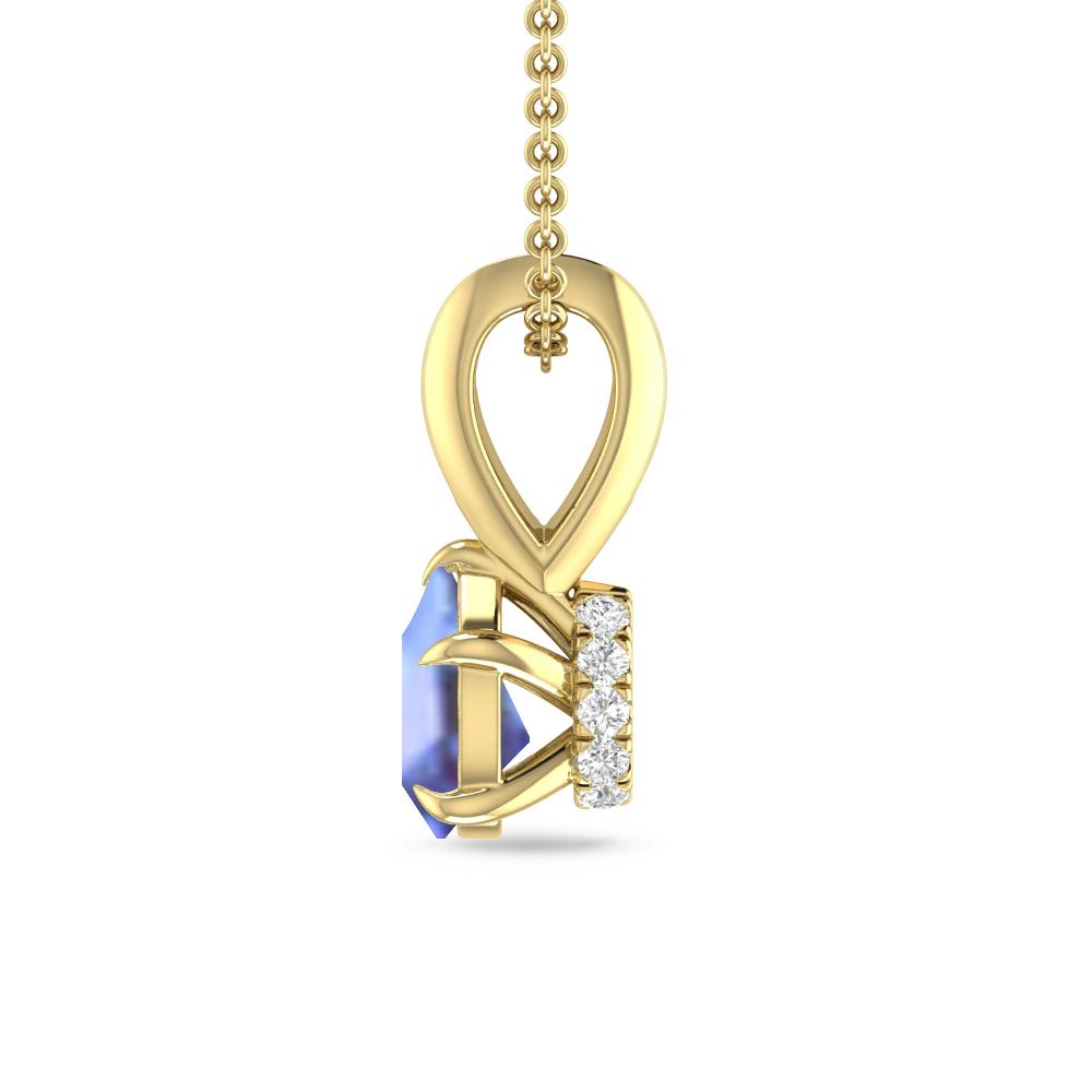 Yellow Gold - Tanzanite