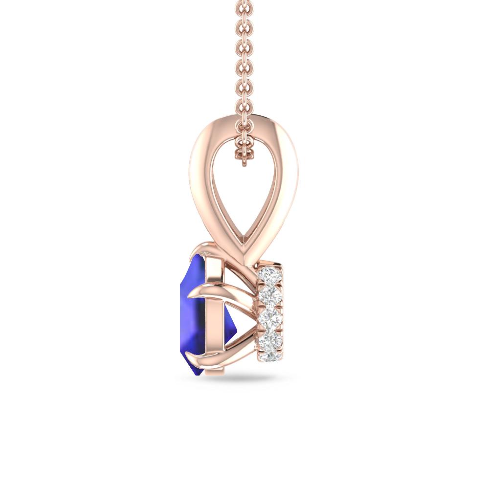 Rose Gold - Tanzanite