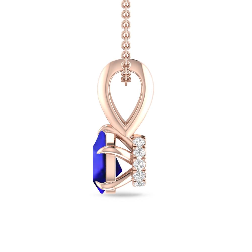 Rose Gold - Tanzanite