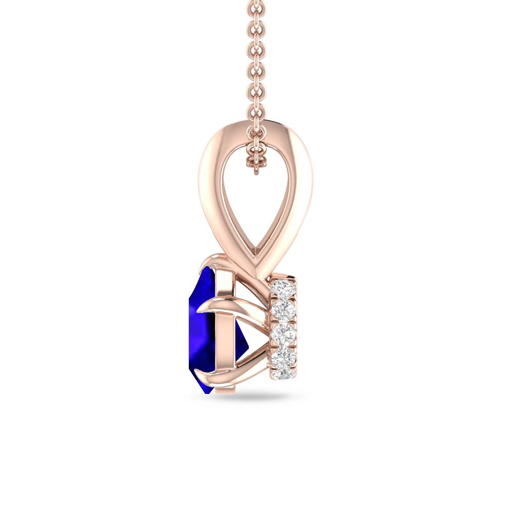 Rose Gold - Tanzanite