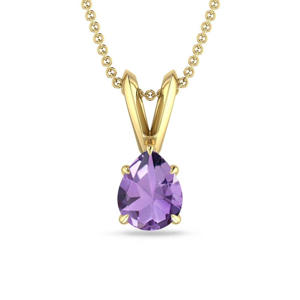 Yellow Gold - Amethyst