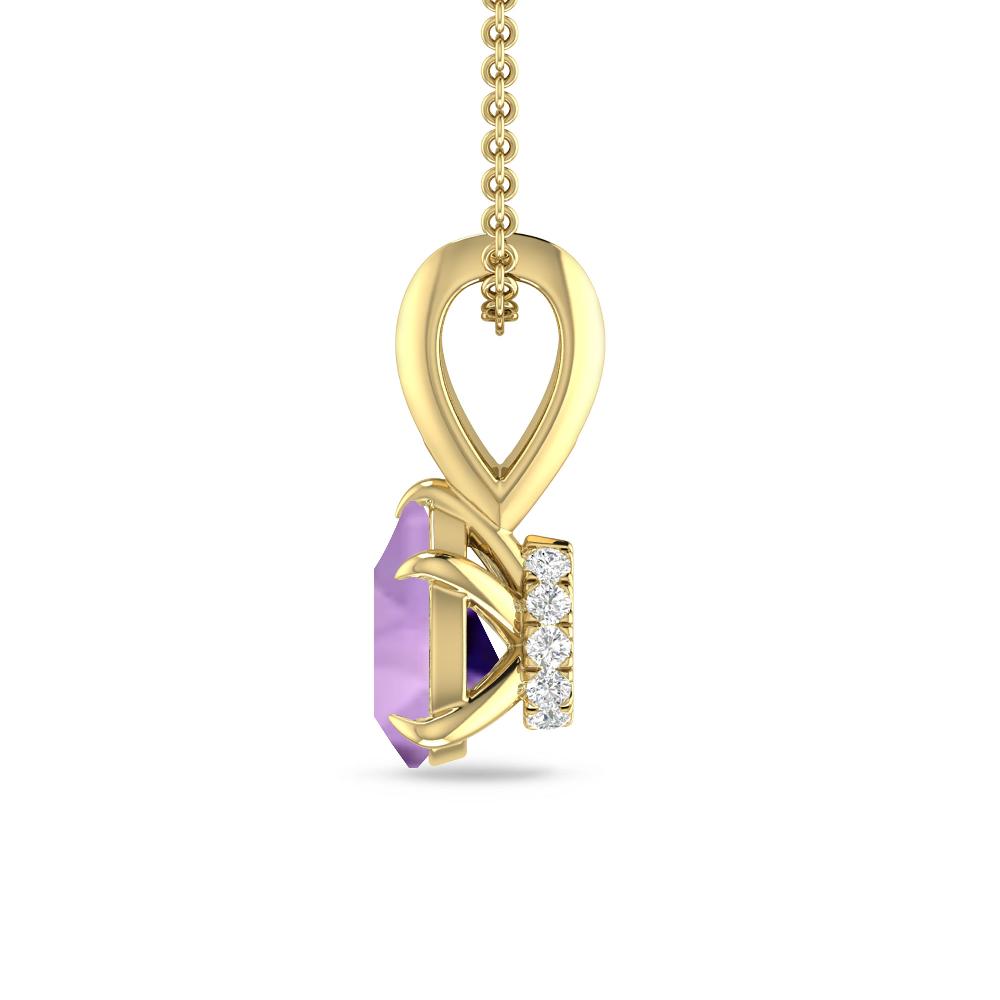 Yellow Gold - Amethyst