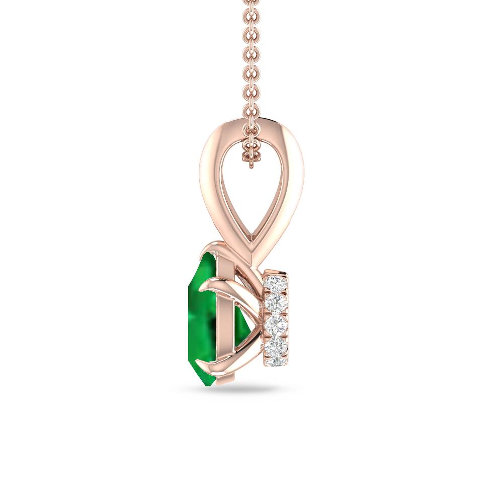 Rose Gold - Emerald