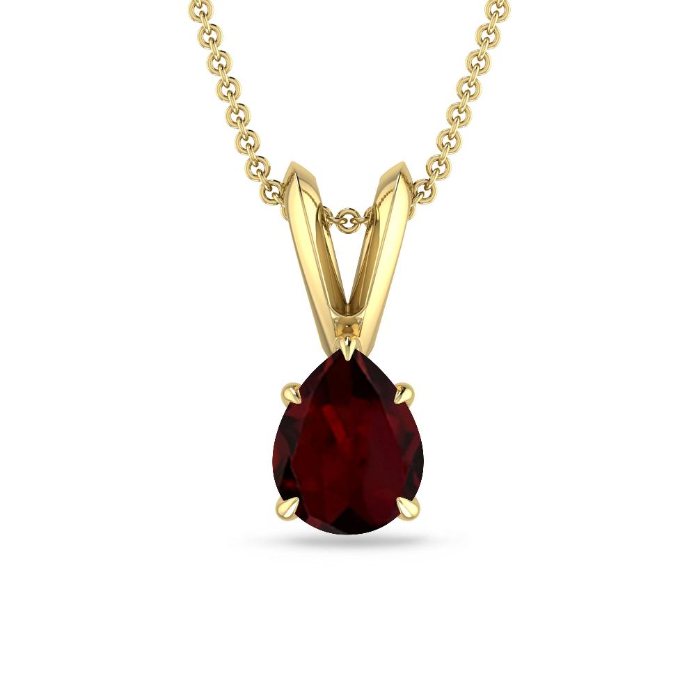 Yellow Gold - Garnet