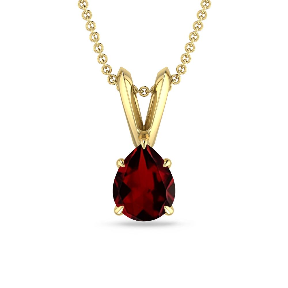 Yellow Gold - Garnet