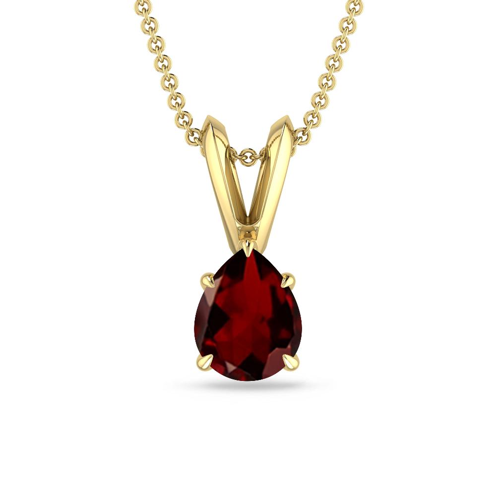 Yellow Gold - Garnet