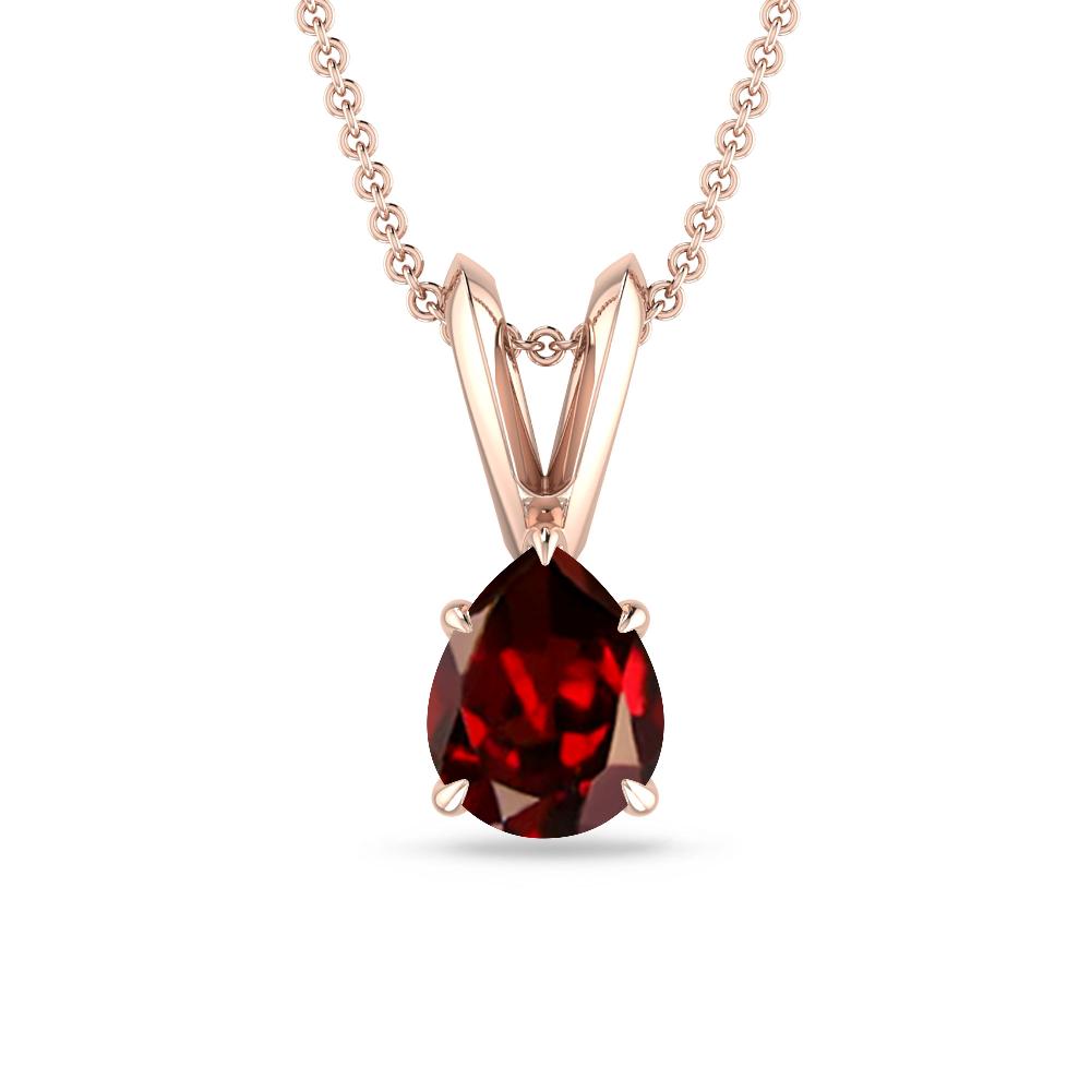 Rose Gold - Garnet