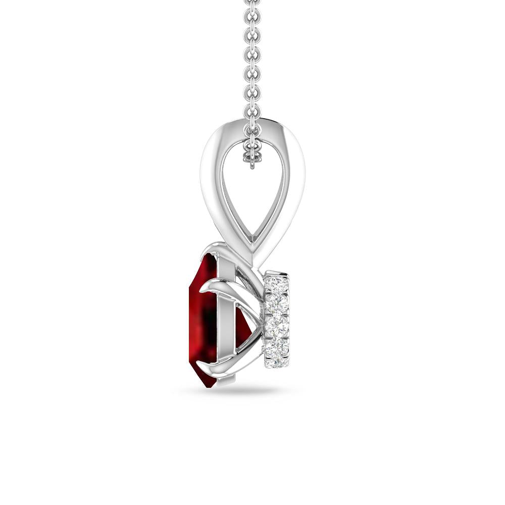 White Gold - Garnet