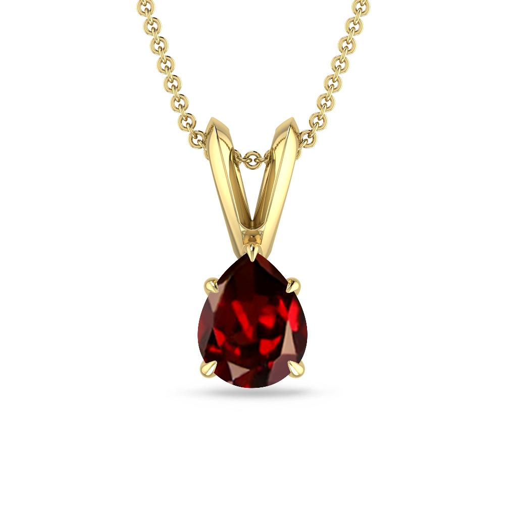 Yellow Gold - Garnet