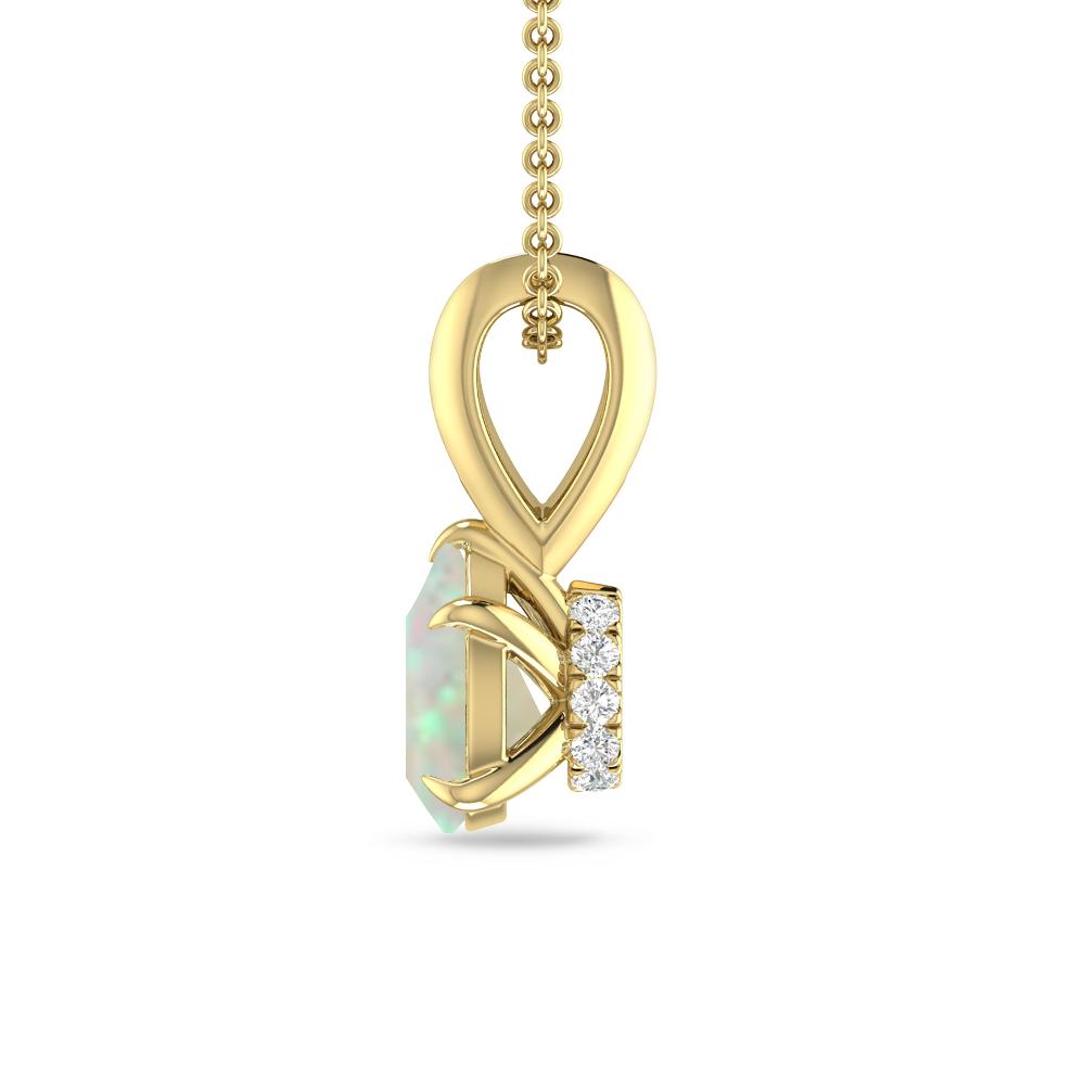 Yellow Gold - Opal