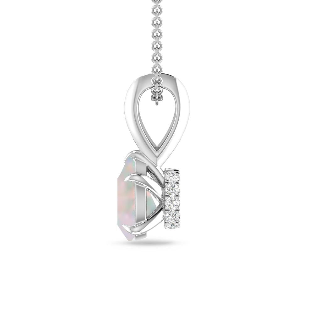 White Gold - Opal