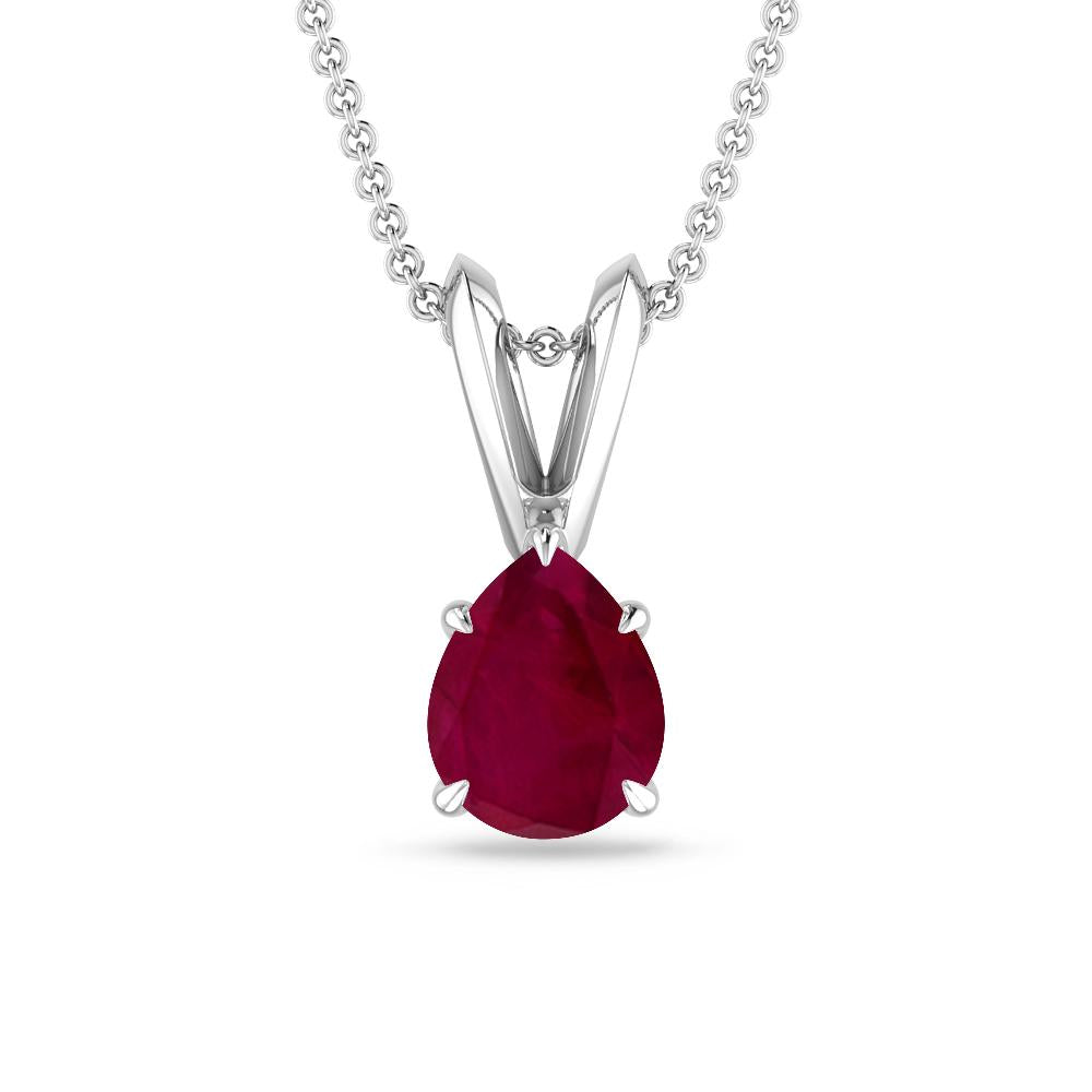 White Gold - Ruby