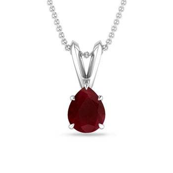 White Gold - Ruby