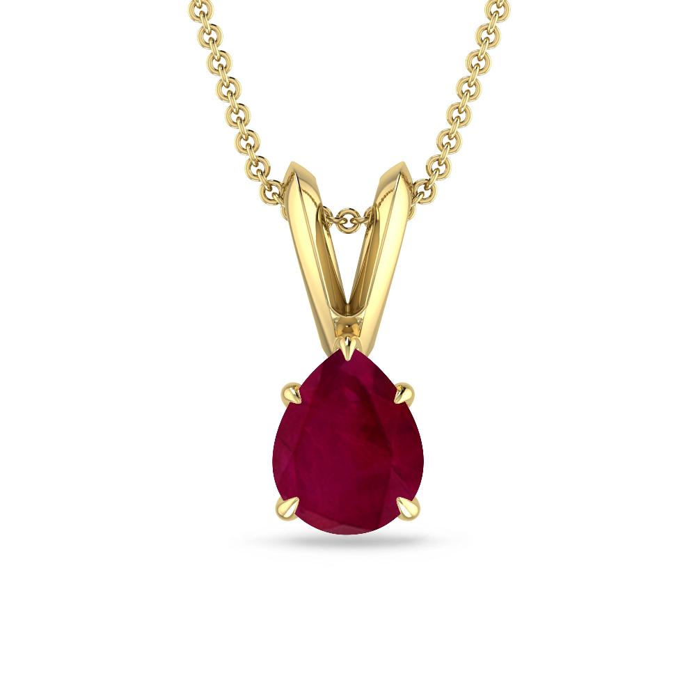 Yellow Gold - Ruby