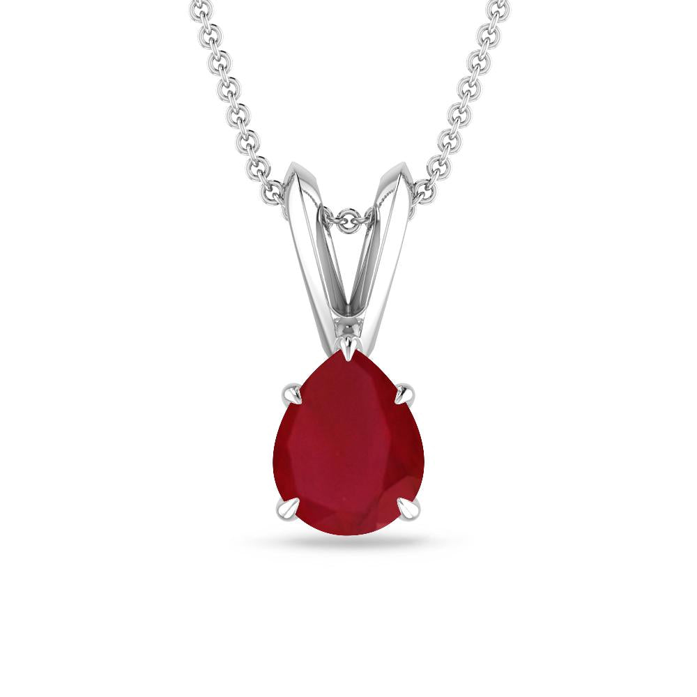 White Gold - Ruby