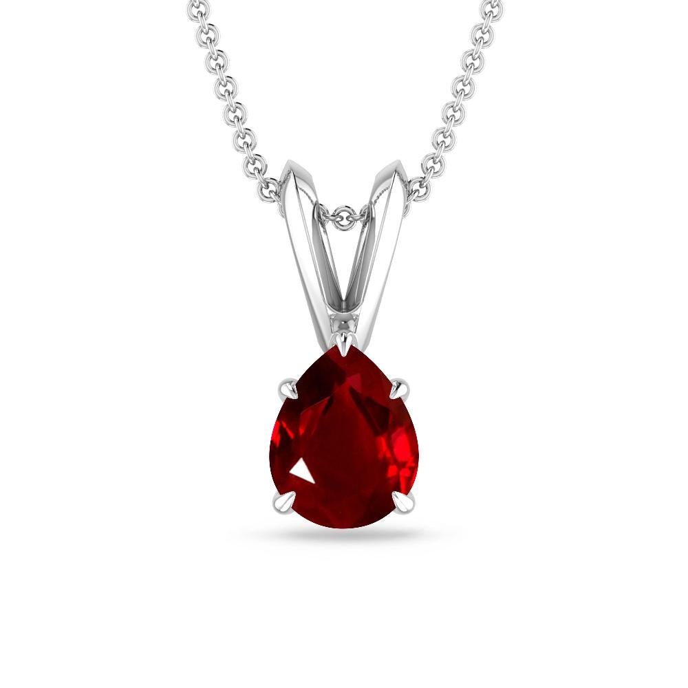 White Gold - Ruby