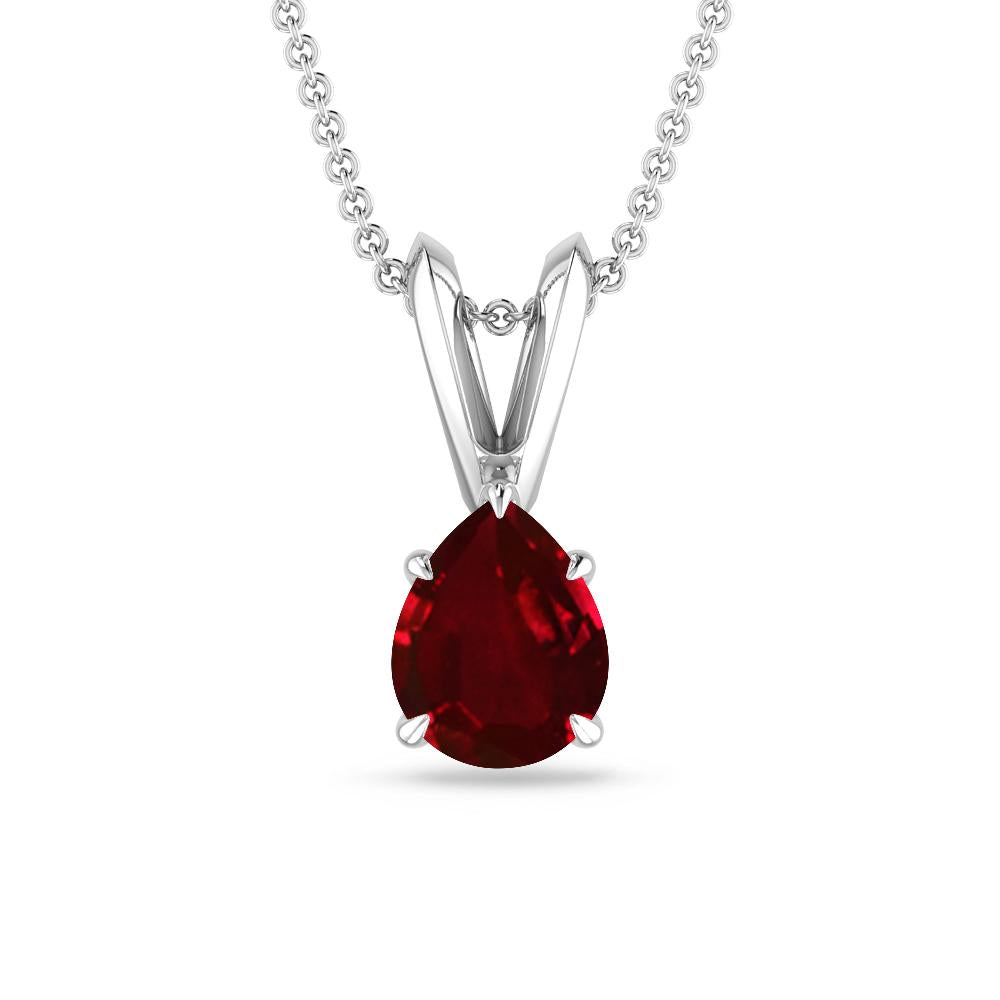 White Gold - Ruby