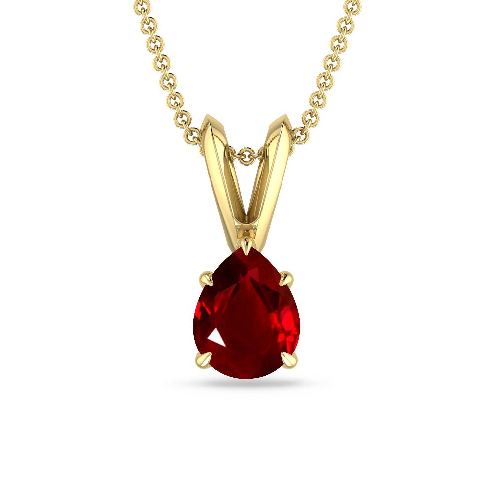 Yellow Gold - Ruby