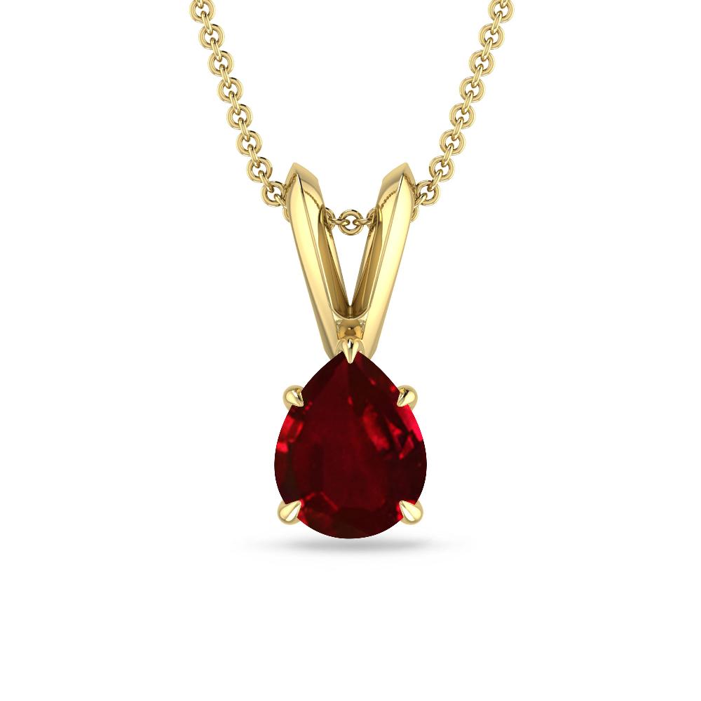 Yellow Gold - Ruby