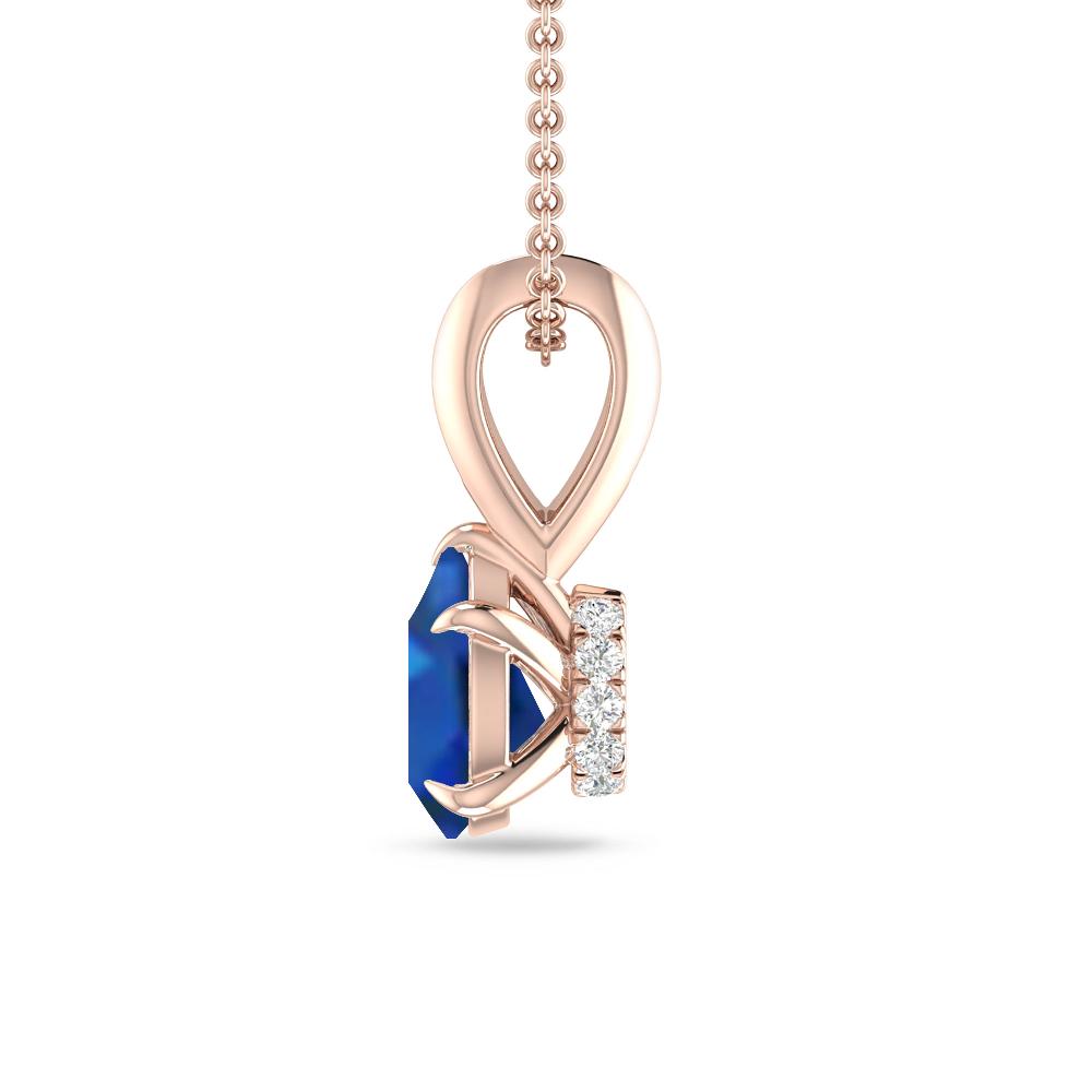 Rose Gold - Sapphire