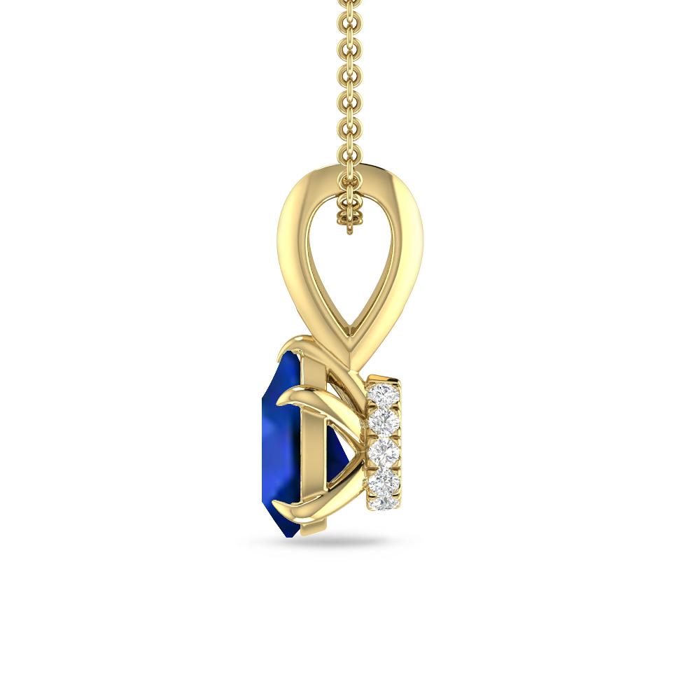 Yellow Gold - Sapphire