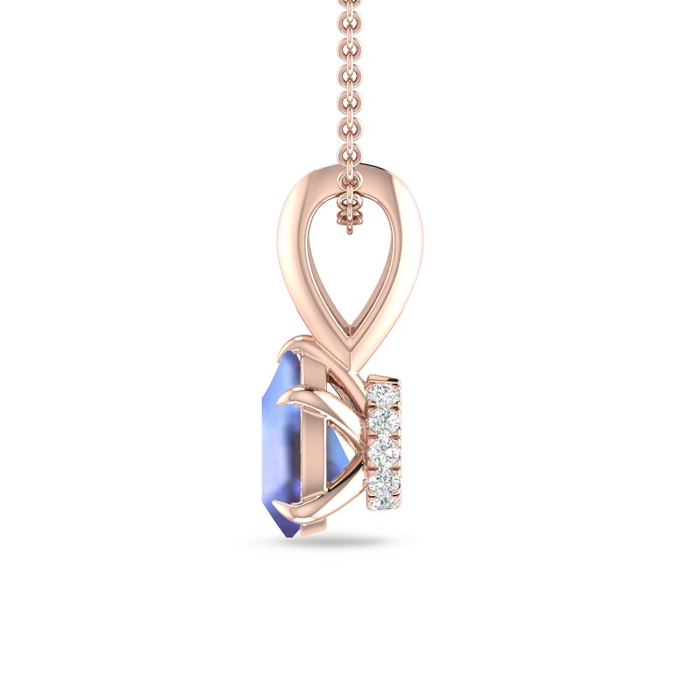 Rose Gold - Tanzanite