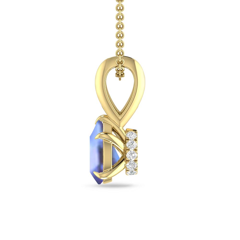 Yellow Gold - Tanzanite